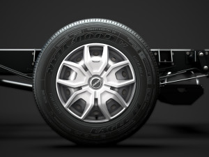 iveco daily crew cab l2 chassis 2019 3Dモデル