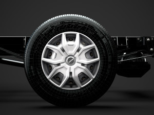iveco daily crew cab l2 chassis 2019 3Dモデル