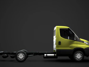 iveco daily single cab l2 chassis 2014 3D Model