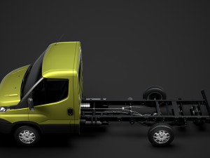 iveco daily single cab l2 chassis 2014 3D-Modell
