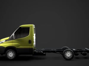 iveco daily single cab l2 chassis 2014 3D Model
