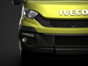 iveco daily single cab l2 chassis 2014 3D-Modell