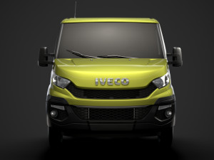 iveco daily single cab l2 chassis 2014 3D-Modell