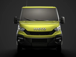 iveco daily single cab l2 chassis 2014 3D Model