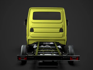 iveco daily single cab l2 chassis 2014 3D Model