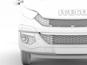 iveco daily single cab l2 chassis 2014 3D Model