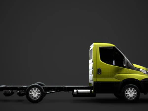 iveco daily single cab l2 chassis 2014 3D Model