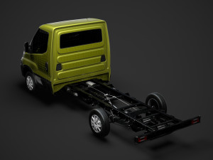 iveco daily single cab l2 chassis 2014 3D-Modell