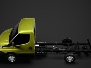 iveco daily single cab l2 chassis 2014 3D-Modell
