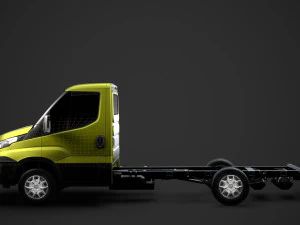 iveco daily single cab l2 chassis 2014 3D Model
