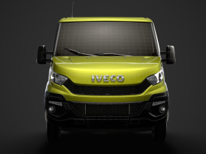 iveco daily single cab l2 chassis 2014 3D-Modell