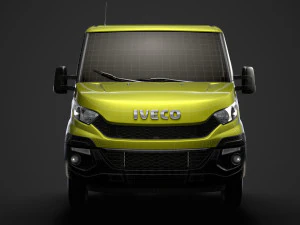 iveco daily single cab l2 chassis 2014 3D Model