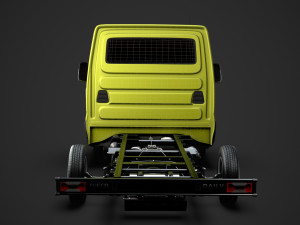 iveco daily single cab l2 chassis 2014 3D-Modell