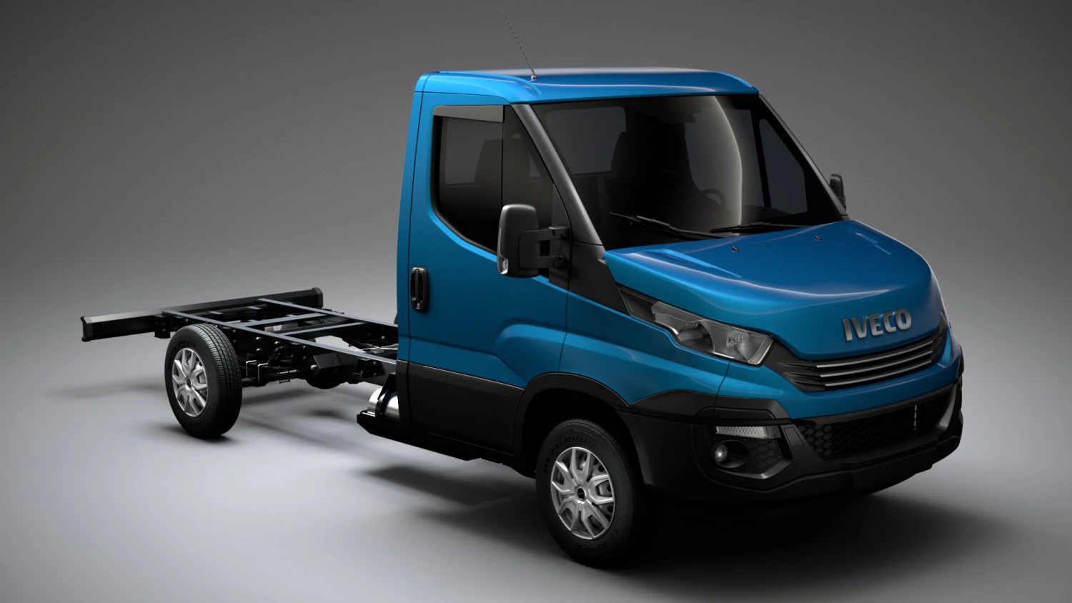 iveco daily single cab l2 chassis 2019 3D Model .c4d .max .obj .3ds .fbx .stl .blend 