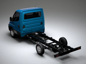 iveco daily single cab l2 chassis 2019 3D Model