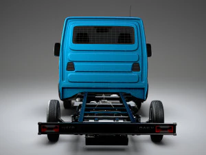 iveco daily single cab l2 chassis 2019 3D Model