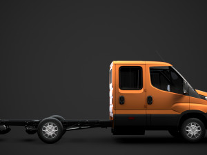 iveco daily crew cab l3 chassis 2019 3D मॉडल