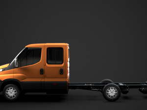 iveco daily crew cab l3 chassis 2019 3D मॉडल