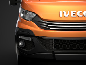 iveco daily crew cab l3 chassis 2019 3D मॉडल
