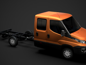 iveco daily crew cab l3 chassis 2019 3D मॉडल