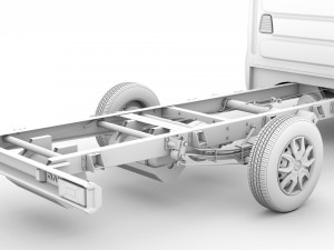 iveco daily crew cab l3 chassis 2019 3D मॉडल