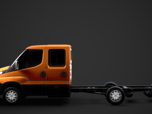 iveco daily crew cab l3 chassis 2019 3D मॉडल