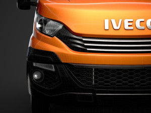 iveco daily crew cab l3 chassis 2019 3D मॉडल