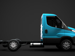 iveco daily single cab l1 chassis 2019 3D Model