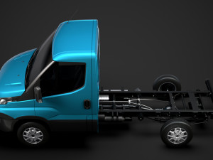 iveco daily single cab l1 chassis 2019 3D Model