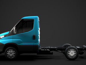 iveco daily single cab l1 chassis 2019 3D Model