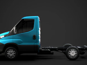 iveco daily single cab l1 chassis 2019 3D Model