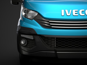 iveco daily single cab l1 chassis 2019 3D Model