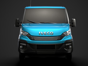 iveco daily single cab l1 chassis 2019 3D Model