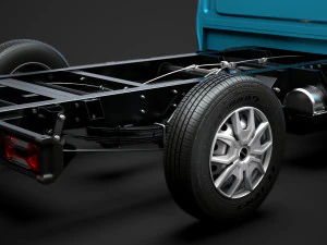 iveco daily single cab l1 chassis 2019 3D Model