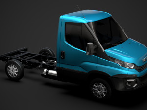 iveco daily single cab l1 chassis 2019 3D Model