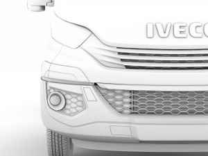 iveco daily single cab l1 chassis 2019 3D Model