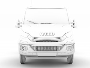 iveco daily single cab l1 chassis 2019 3D Model