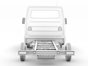 iveco daily single cab l1 chassis 2019 3D Model
