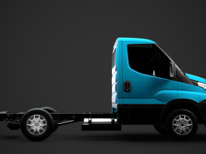 iveco daily single cab l1 chassis 2019 3D Model