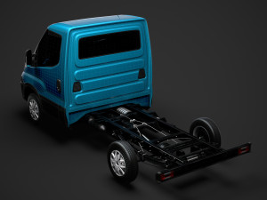 iveco daily single cab l1 chassis 2019 3D Model