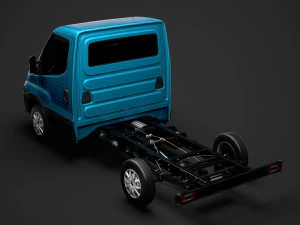 iveco daily single cab l1 chassis 2019 3D Model