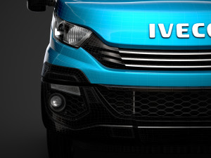 iveco daily single cab l1 chassis 2019 3D Model