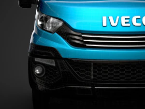 iveco daily single cab l1 chassis 2019 3D Model