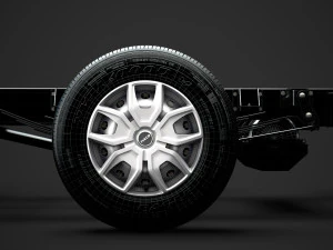iveco daily single cab l1 chassis 2019 3D Model