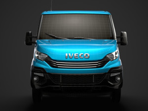iveco daily single cab l1 chassis 2019 3D Model