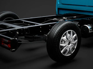 iveco daily single cab l1 chassis 2019 3D Model