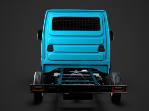 iveco daily single cab l1 chassis 2019 3D Model