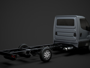 iveco daily single cab l3 chassis 2019 Modelo 3D