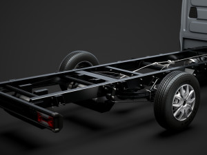 iveco daily single cab l3 chassis 2019 Modelo 3D