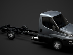iveco daily single cab l3 chassis 2019 Modelo 3D